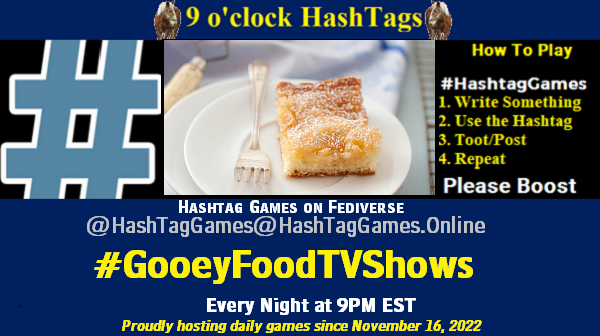Gooey Food TV Shows