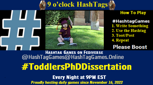 Toddler’s PhD Dissertation